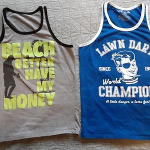 Lot of 2 Fifth Sun Graphic Tanks
